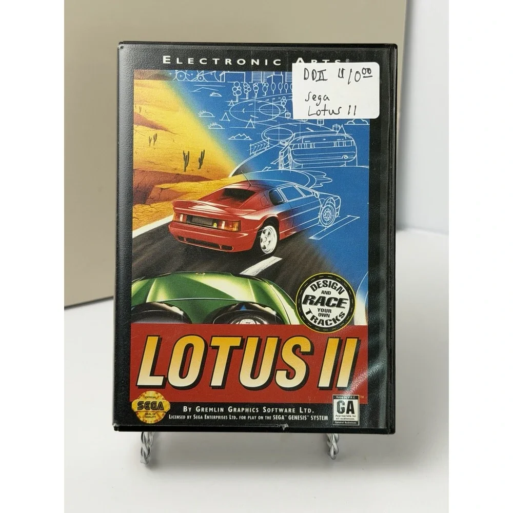 Lotus II (Sega Genesis, 1993) Complete In Box